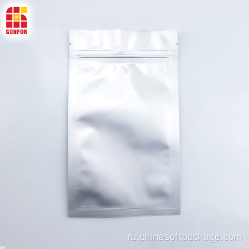 Алюминиевая сумка на молнии для упаковки пищевых продуктов